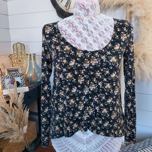 AEO Soft & Sexy Slub knit Henley Top